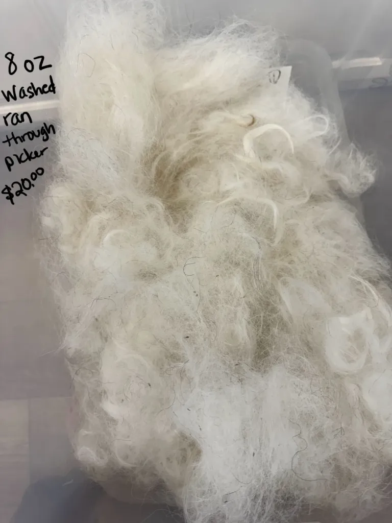 Washed & Picked Wool Fleece